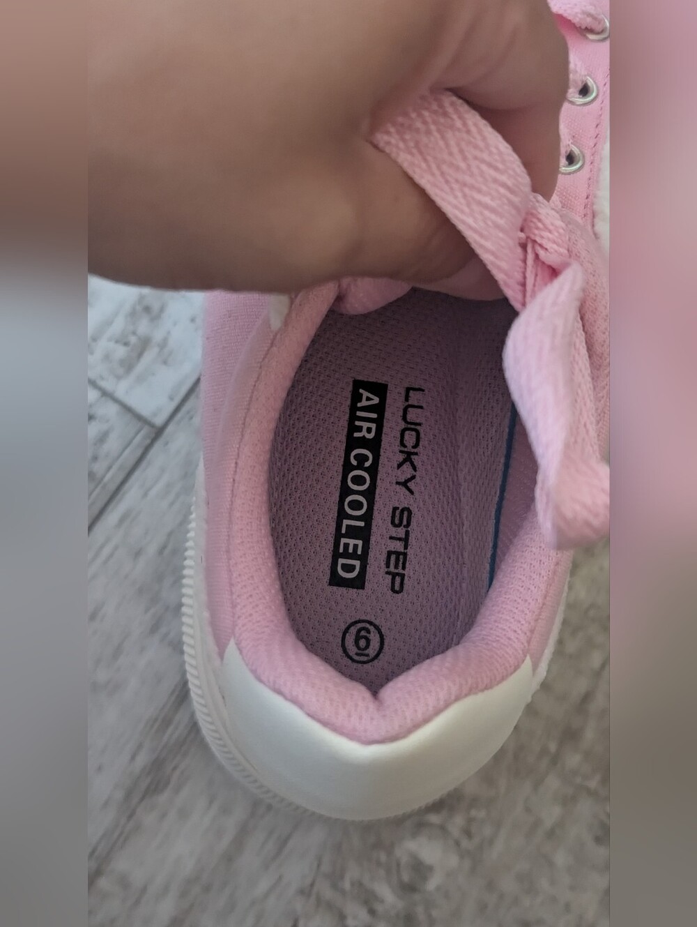 Lucky Step Pink Platform Lace-Up Sneakers for Women Like New - Picture 7 of 12